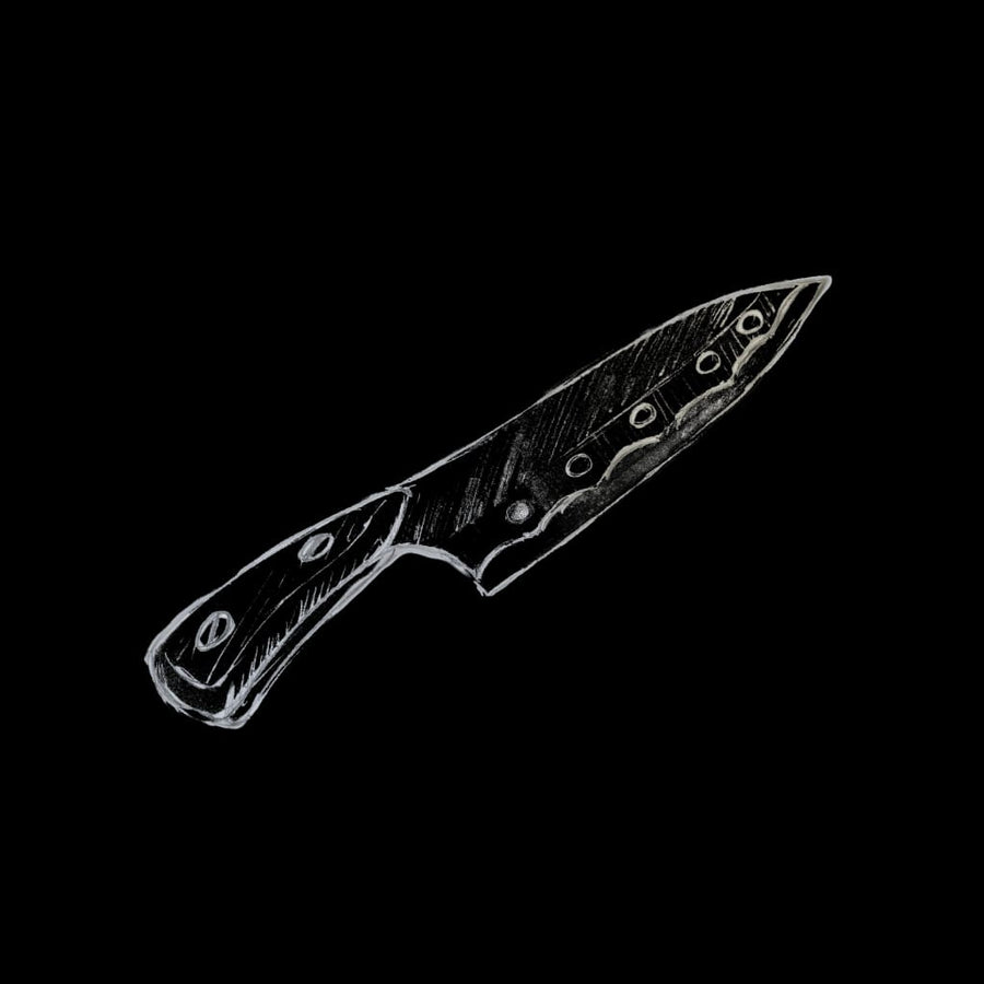 Couteau de style japonais ''Santoku''-forge-maelstrom.myshopify.com