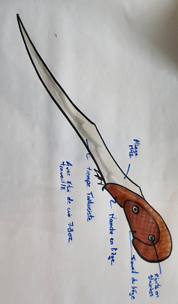 Couteau à filets sur mesure