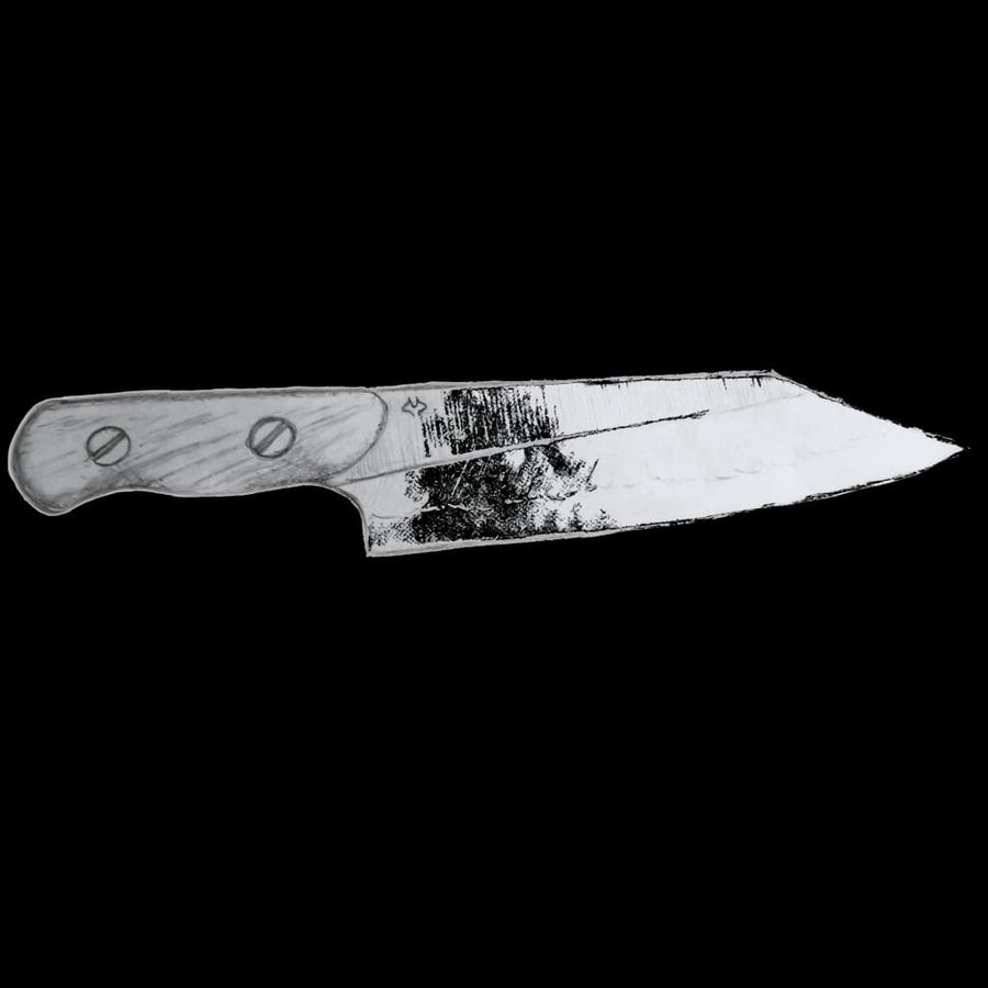 Couteau de style japonais ''Kiritsuke''-forge-maelstrom.myshopify.com